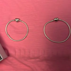 Pandora heart snake clasp bracelet